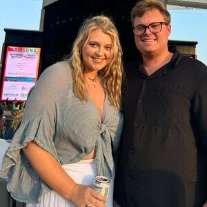 Free People Linen Kimono Wrap Top